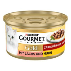 Gourmet Gold Salmão e Frango 85g